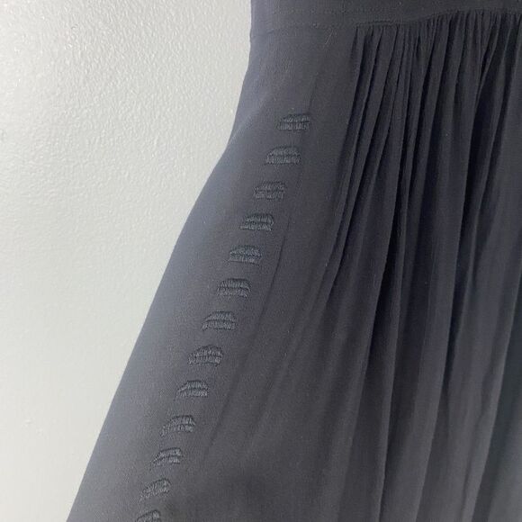 IRO Lellou Lightweight Mini Dress Black Crochet Lace-up - Picture 11 of 14